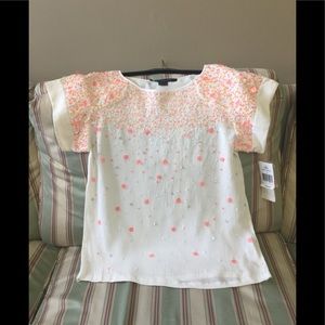 ❤️French Connection Beaded Top.  Size 2.